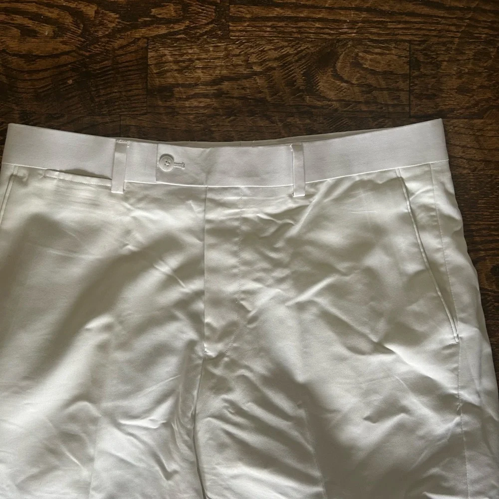 Alan Flusser Men’s White Golf Pants | Size: 34x30